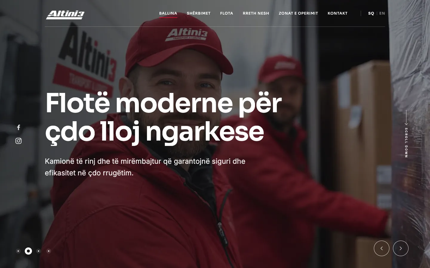 Homepage of Altini3 Transport & Logistic