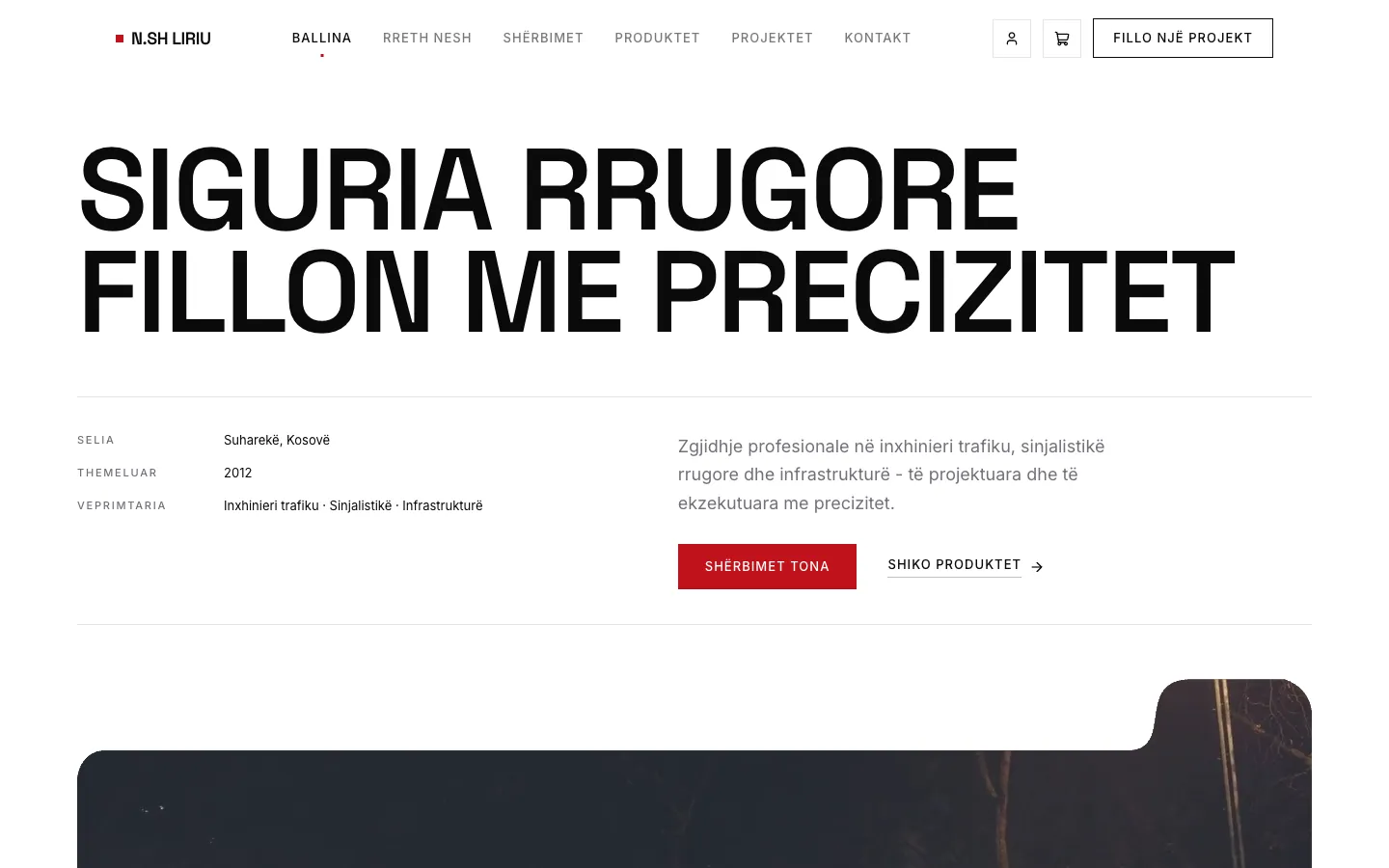 Homepage of N.SH Liriu